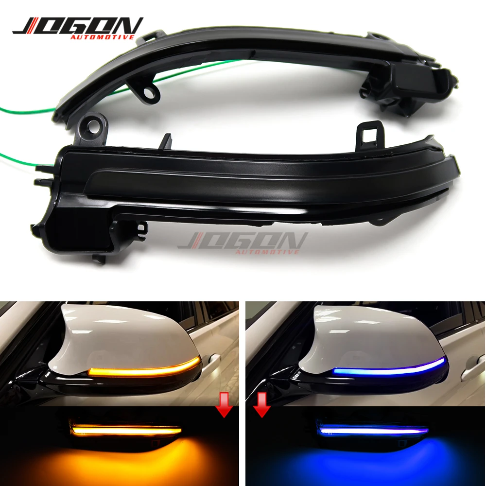 

LED Dynamic Turn Signal Side Mirror Sequential Light Indicator For BMW 1 2 3 4 Series X1 F20 F21 F22 F30 F31 F34 F32 E84 i3