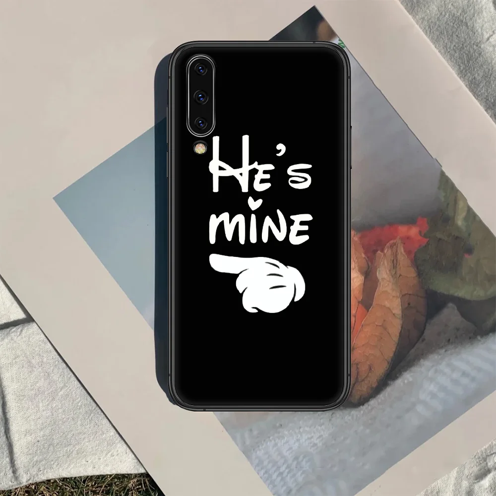 

romantic lovers couple Phone Case Cover For Samsung Galaxy A10 A11 A20 E A21 A30 A40 A41 A50 A51 A70 A71 A81 S 4G 5G black