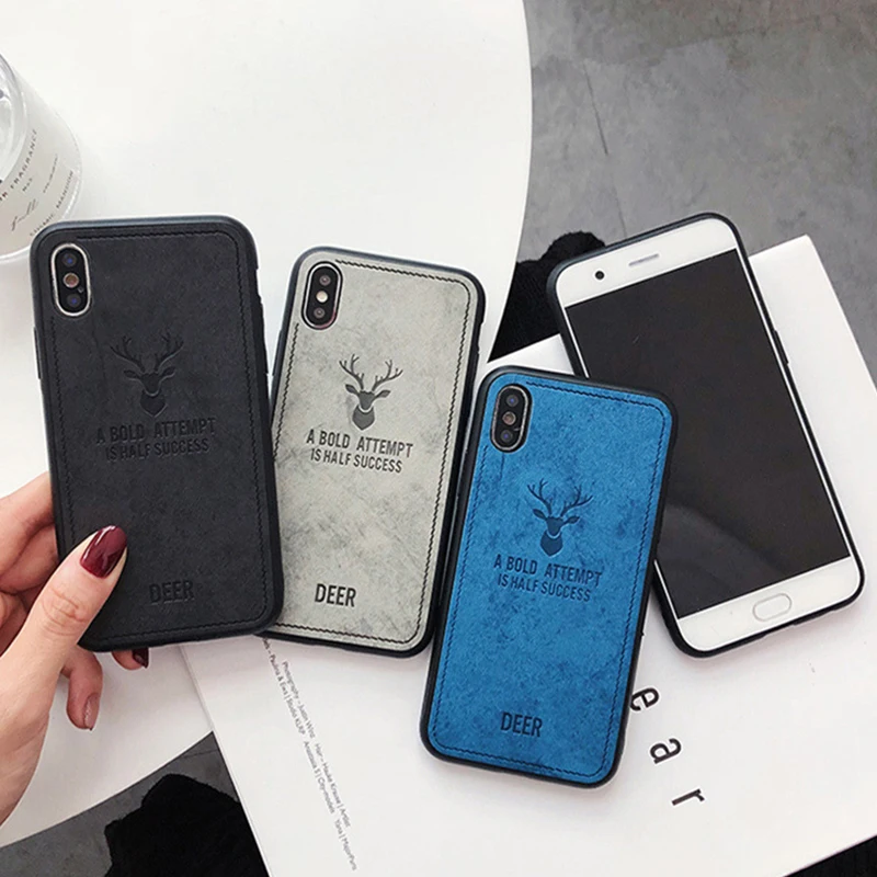 Олень чехол для Vivo Y93 Y91C Y91 Y95 Y97 Y3 Y17 Y83 Y85 Y81 Y81S Y79 Y75 Y71 Y67 Y66 Y65 V11 V11i V15 Pro S1 Z3i Z5X V5 V9