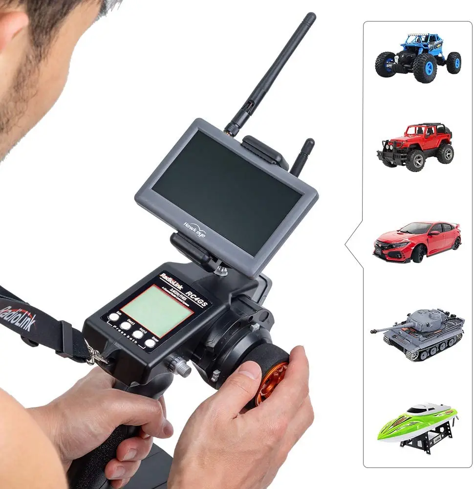 Автомобильный контроллер RadioLink RC4GS V2/ RC6GS V2 2 4G 4CH передатчик + R6FG/R7FG HV