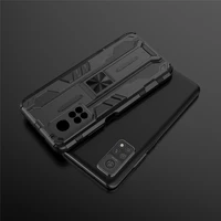 magnetic kickstand soft tpu bumper armor shockproof case for xiaomi mi 10t pro lens protection hard pc back cover coque fundas