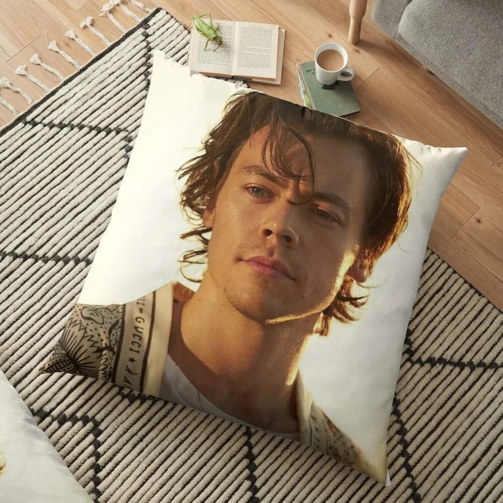 

Harry Styles In Fine Line Printed Decorative Cushion Sofa Cover Pillow Pillowcase Decorations For Home Decor Pillow Cover