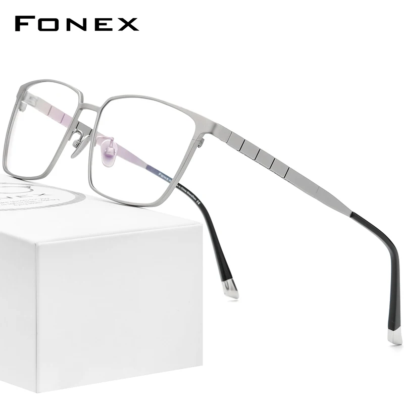 FONEX чистый Титан оправа для очков Для мужчин 2021 новый мужской классический