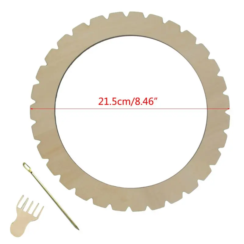 

KidsRound Knitting Loom Board Kit Handheld Craft Knitted Tool for Children Gift