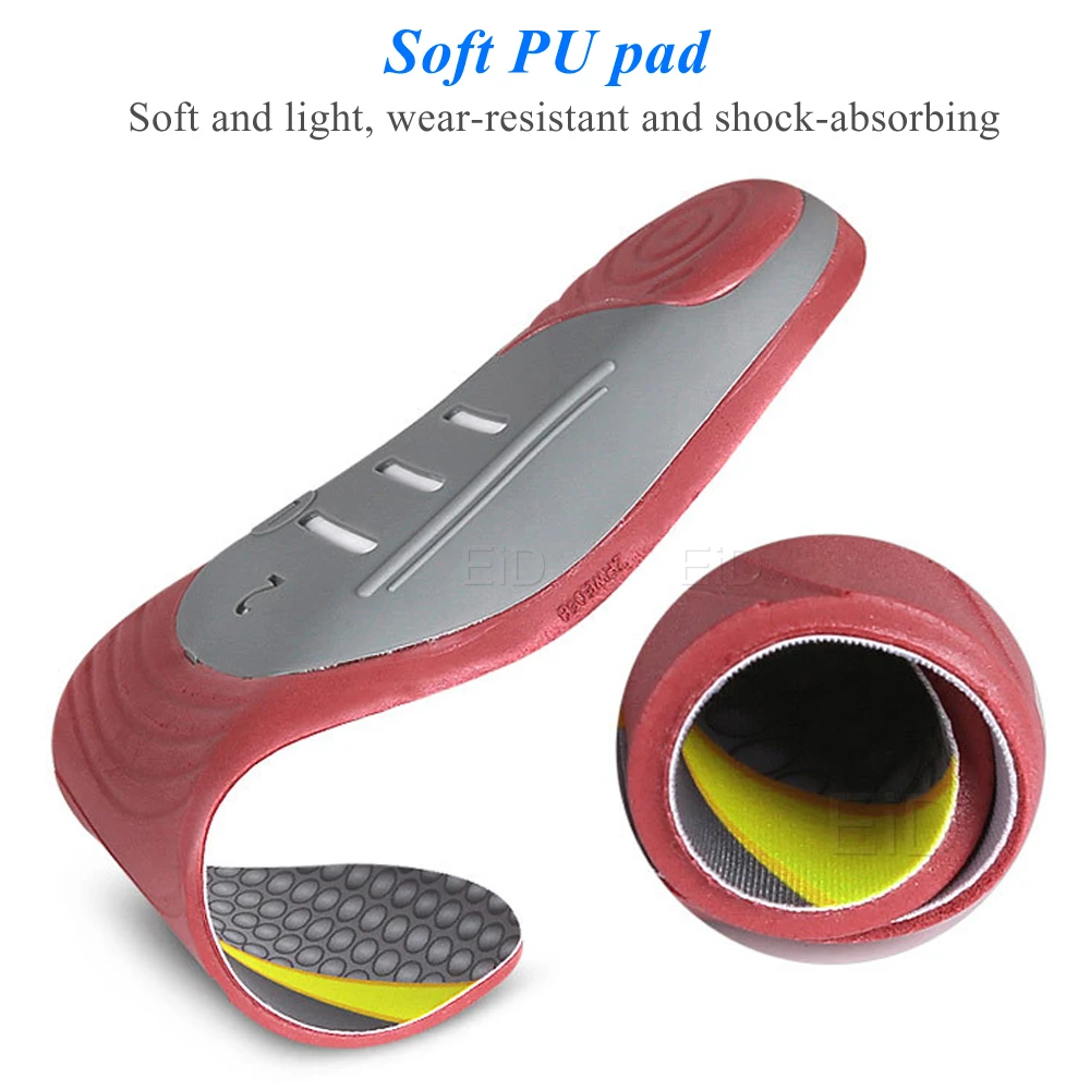 EiD Premium EVA Sport Orthopedic Insoles Orthotics flat foot Health Sole PadShoes insert Arch Support pad for plantar fasciitis