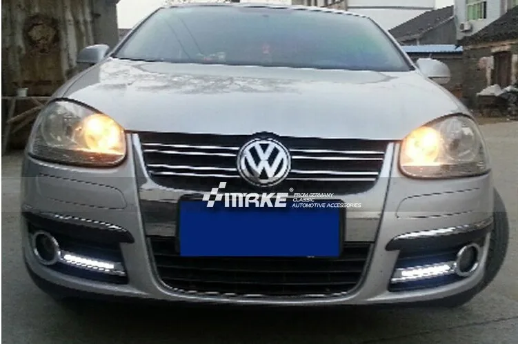 

Eosuns Led Daytime Running Light Drl for Vw Jetta Sagitar Golf 5 Variant Bora 2006-2010, Wireless Switch Control