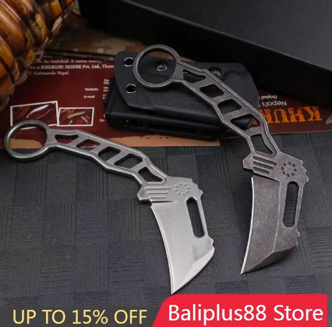 

Quartermaster Karambit Claw Knife 9Cr18 Blade Tactical Rescue Pocket Fixed Blade Knife Hunting Fishing EDC Survival Tool Knives