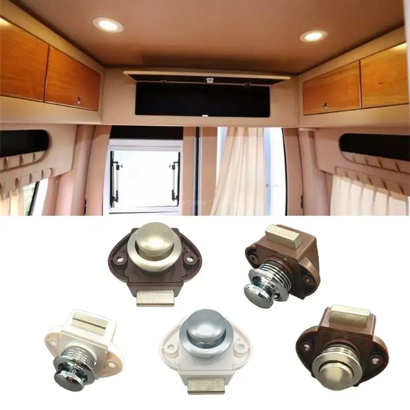

Mini Push Button Lock Durable Alloy Hardware Fittings Suitable for Furniture RV Boat Caravan Accessories