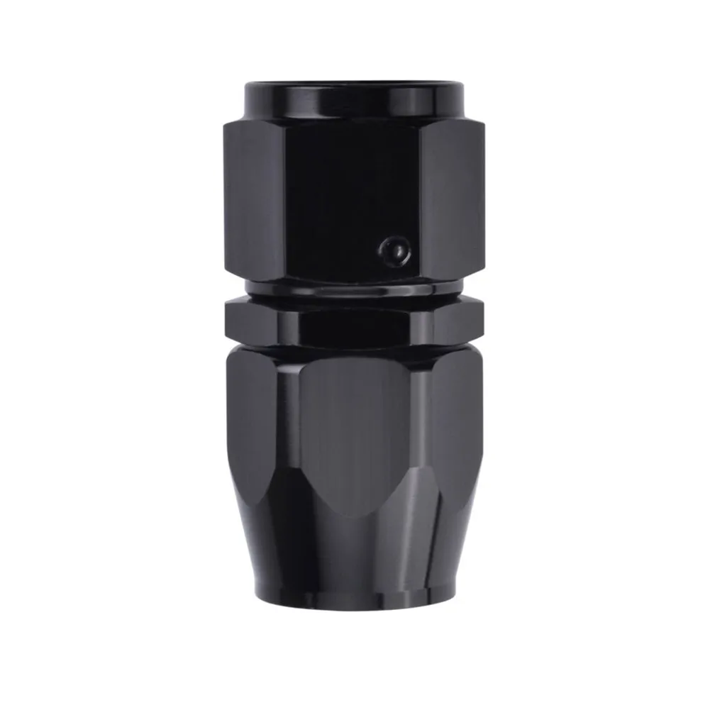 

Universal Oil Fuel Swivel Aluminum Straight Elbow Hose End Oil Fuel Gas Hose Line AN4/AN6/AN8/AN10/AN12 Black Reusable Fitting