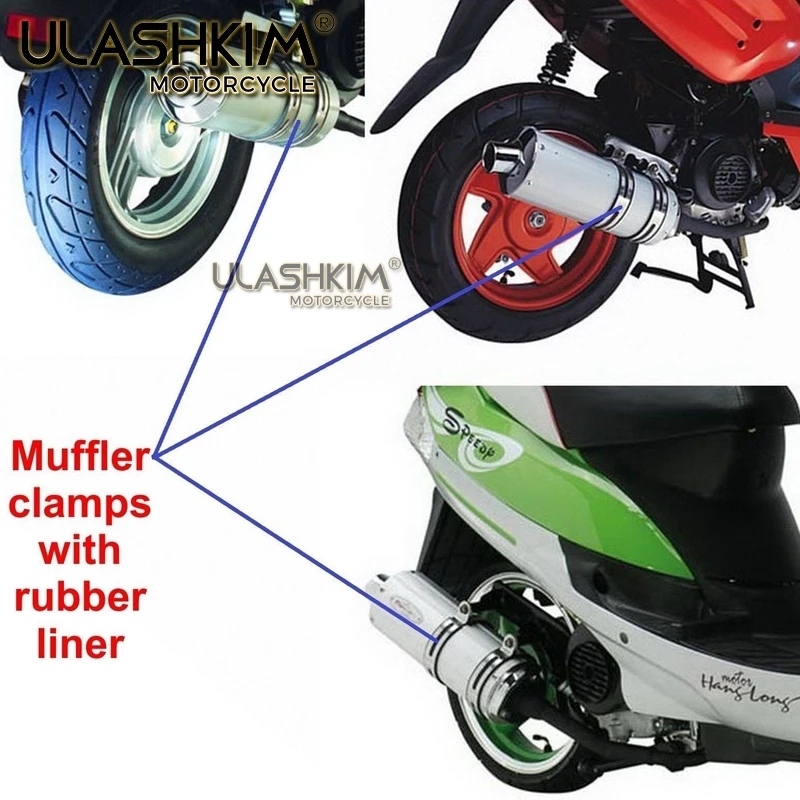 304 нержавеющая сталь мотоцикл производительность выхлопная труба фиксированный