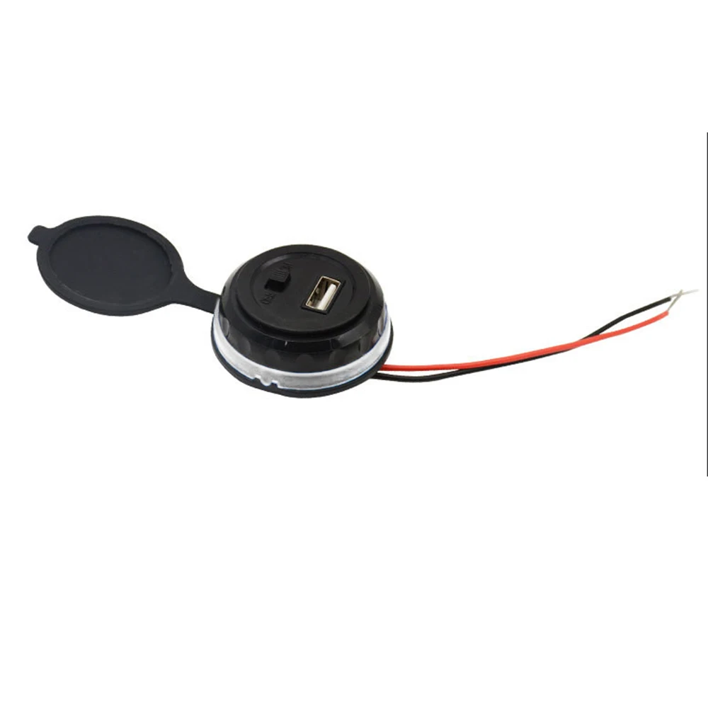Мотоцикл автомобиль водонепроницаемый USB зарядка порт розетка 12V адаптер W/светодиодный индикатор один/двойной Usb зарядное устройство 12v до 5v Usb Автомобильное зарядное устройство