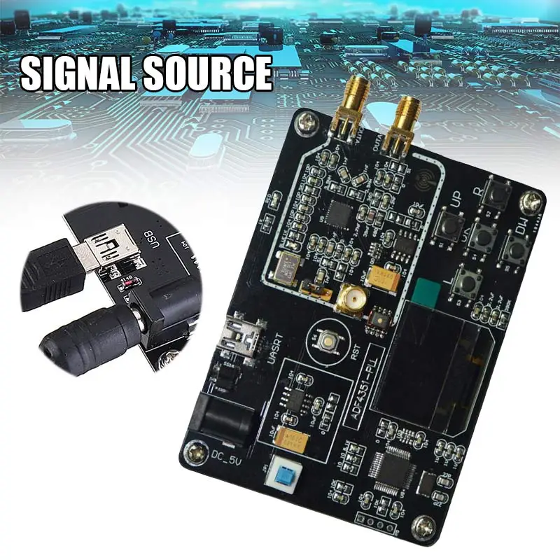 Генератор горячего сигнала ADF4351 встроенный STM32 фазовый замкнутый модуль 35 м-4 4 ГГц