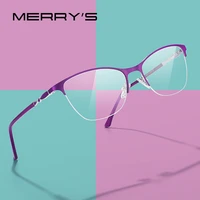 merrys women cat eye glasses half frame fashion ladies trending myopia prescription eyewear optical eyeglasses s2007