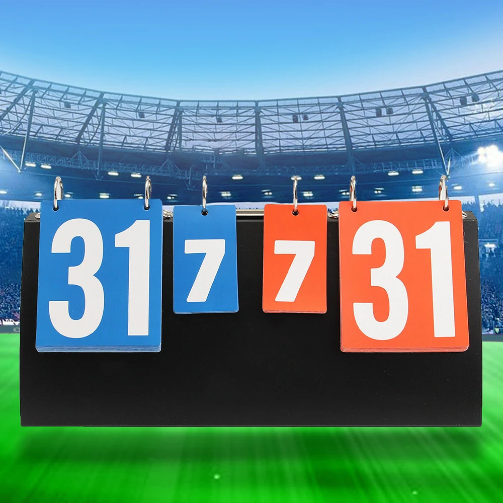 Портативный 4 дневный спортивный Scoreboard для настольного тенниса баскетбола