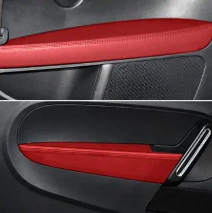 Защитный кожаный чехол для дверного подлокотника из микрофибры Volkswagen Beetle 2012-2019 с