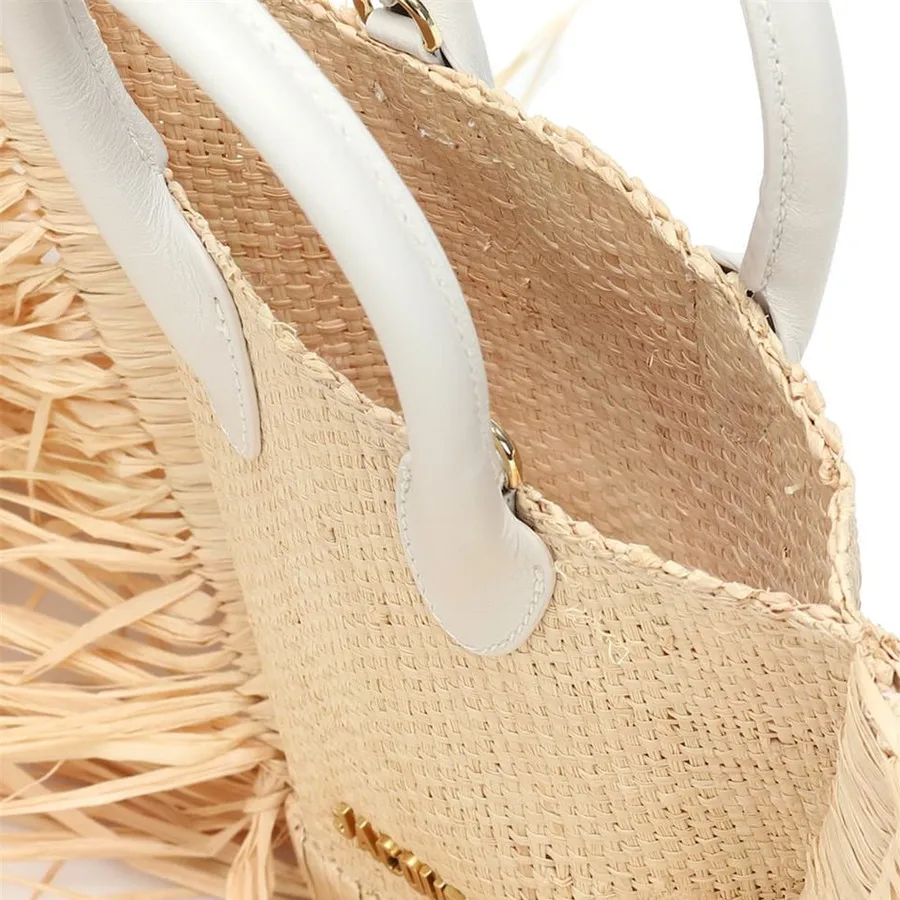

Brand Straw Tassel Bags Fashion Rattan Weave Women Handbags Famous Designer Handmade Shoulder Messenger Bags Summer Beach Purses