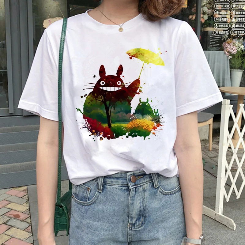 Футболка Totoro Spirit Away для студии женская футболка с японским мультяшным аниме