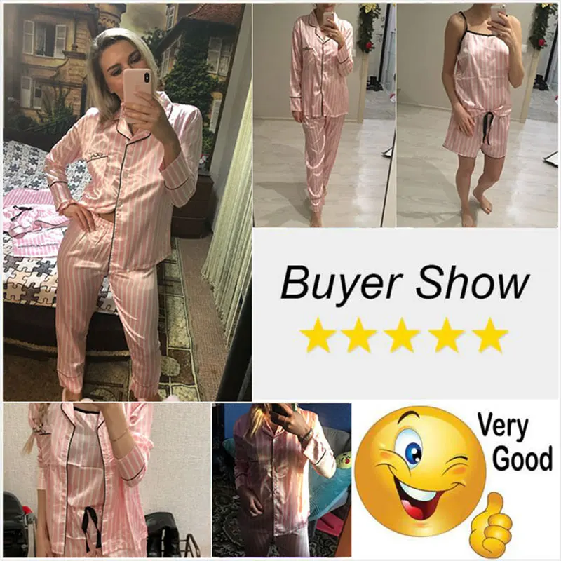 Пижама Женская шелковые пижамы для женщин 7 шт. женские зимние сексуальная теплая