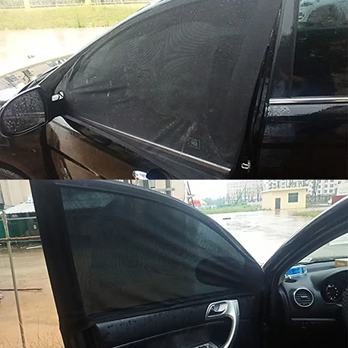 Front enclosed 2 шт. тонировка для окон автомобиля занавеска от солнца солнцезащитный щит солнцезащитный экран окно протектор автомобиля универсальные аксессуары - Цвет: Front enclosed