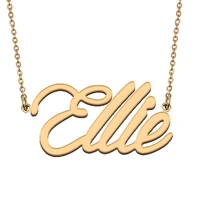 ellie custom name necklace customized pendant choker personalized jewelry gift for women girls friend christmas present