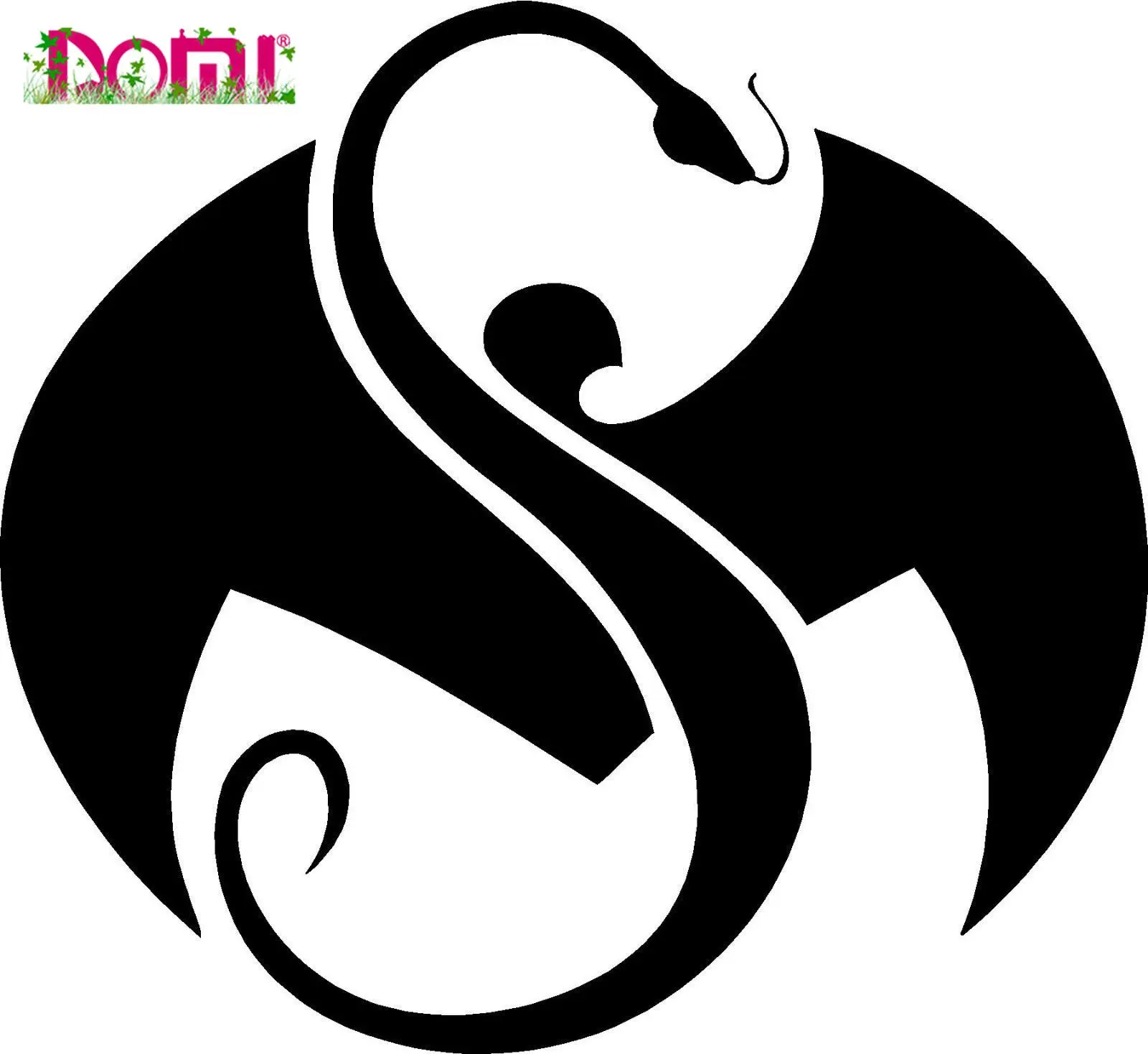 

DOMI STRANGE MUSIC Logo Tech N9ne Nine Vinyl Decal Car Truck Window Sticker Windshield Bumper Decal Waterproof PVC