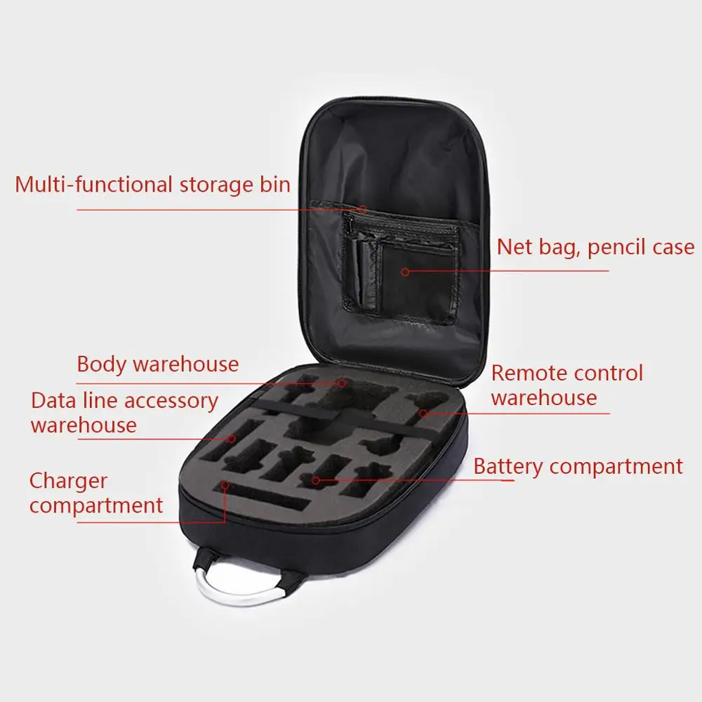 Новинка 1 шт. черный водонепроницаемый жесткий корпус PC рюкзак сумка для хранения