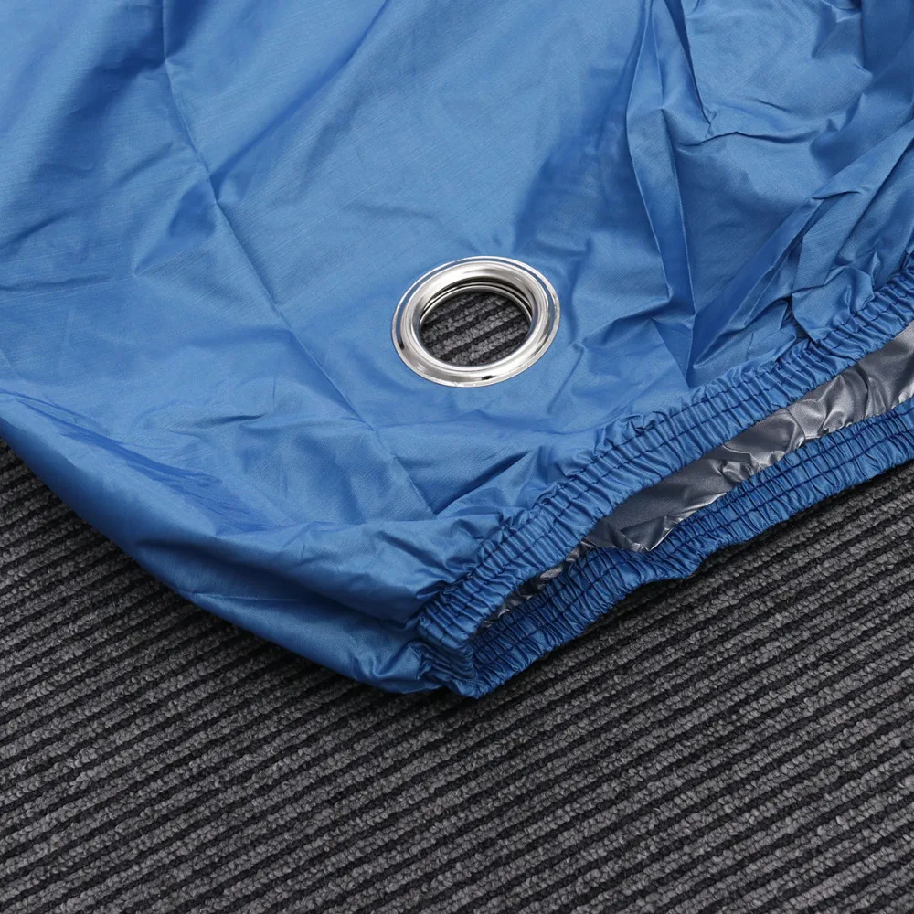 

Black Motorcycle Motorbike Waterproof Water Resistent Rain UV Protective Breathable Cover Outdoor Indoor With Storage Bag Size-X