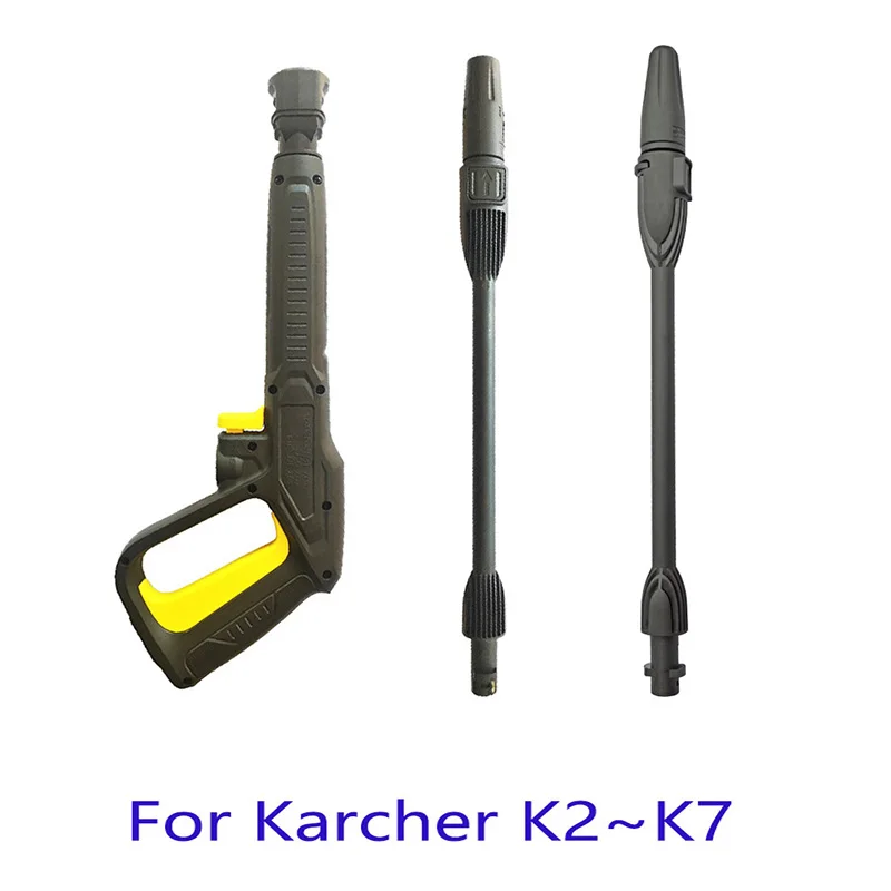 

Multifunctional High-Pressure Car Washer Spray Gun 47cm Rotating Turbine Nozzle For Karcher K2 K3 K4 K5 K6 K7
