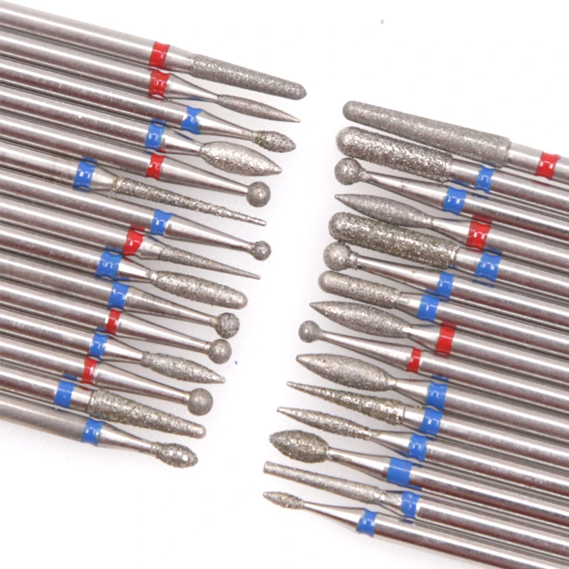 Набор Алмазных фрез для маникюра 4 шт. набор из силиконовой керамики ногтей