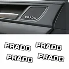 Наклейка на автомобильную аудиосистему алюминиевая эмблема, 4 шт., с эмблемой для Toyota prado 120, fj150, land cruiser 80