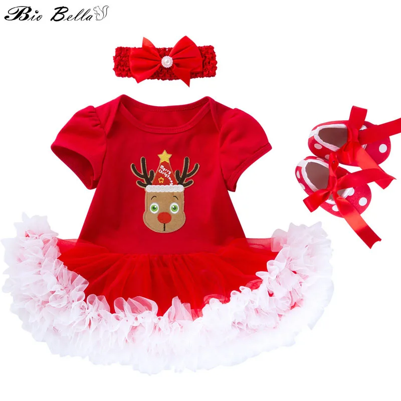 Для маленьких девочек Рождественское платье Милая во первых для рождественской