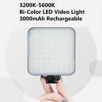 mini led video light camera light 3200 5600k 2000mah cri95 with cold shoe mini vlog fill light 32000mah panel lamp photography