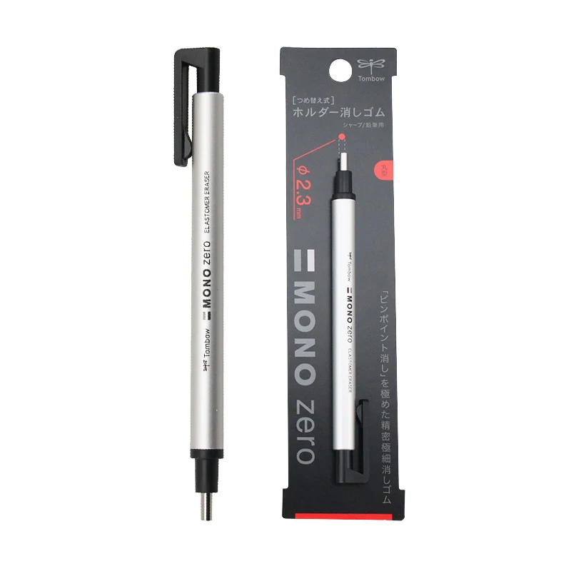 TOMBOW MONO Zero ластик механический ластик многоразового использования форма ручки резиновый пресс тип коррекция рисования школьные канцелярские принадлежности 1 шт