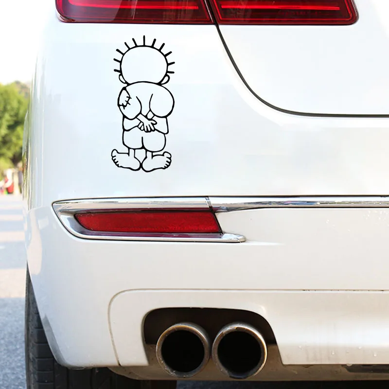 

18cmx8cm Begging kid Car-Sticker Automobiles Motorcycles Window Bumper Laptop Vinyl Decal PVC Decorative Goods