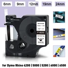 Совместимая лента Dymo Rhino, термоусадочная трубка 18055 18053 18051 18054 18056 для маркировочной машины Dymo Rhino 4200 5000 6000 6200
