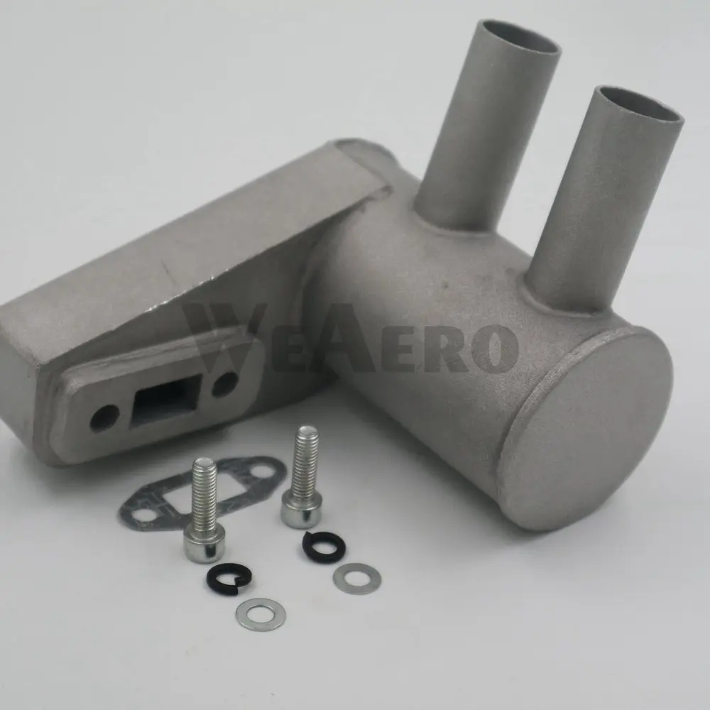 Оригинальные детали RCGF! Глушитель для кустов/задняя выхлопная труба бензинового