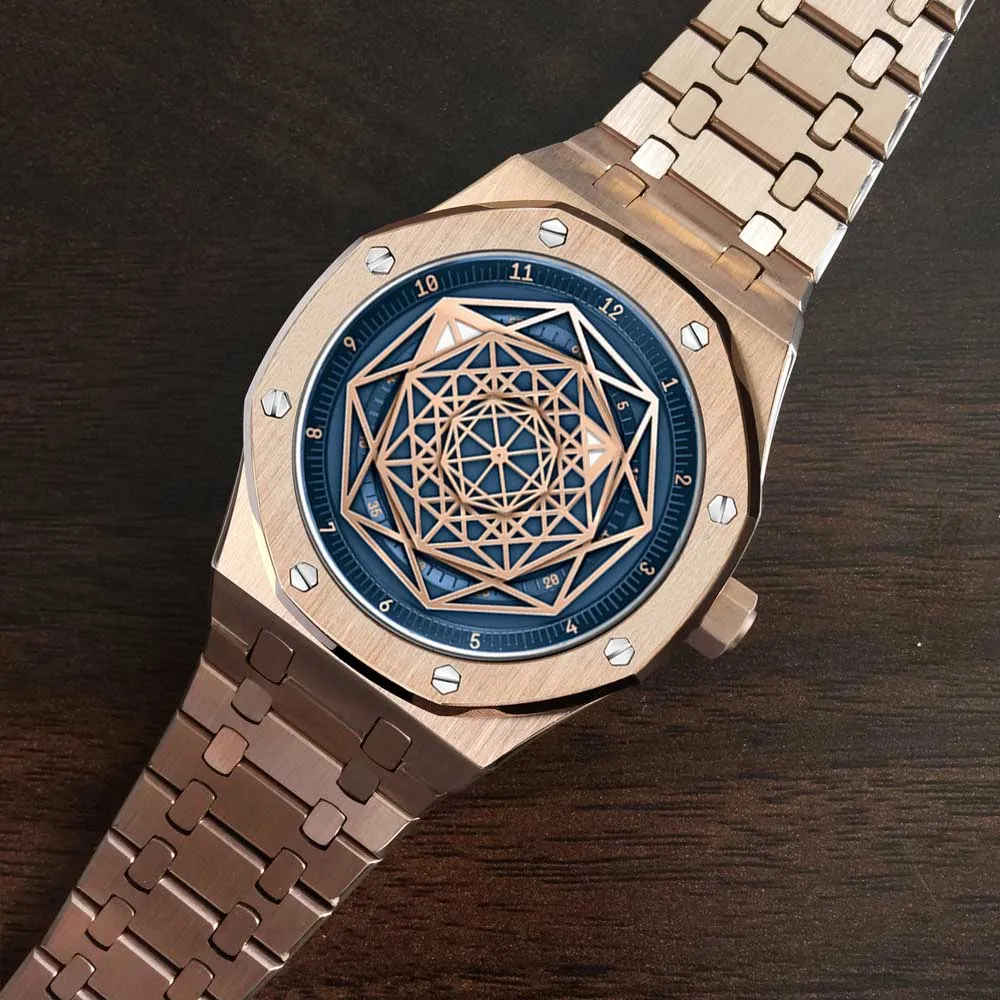 Мужские часы роскошного бренда мужские Стальные кварцевые деловые светящиеся