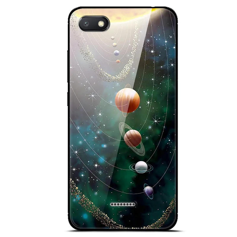 11 For Xiaomi Redmi 6A Case Cover Luxury Tempered Glass Case Phone Cover For Xiomi Redmi 6A 6 A A6 Phone Back Fundas Redmi 6A Case - Цвет: 11