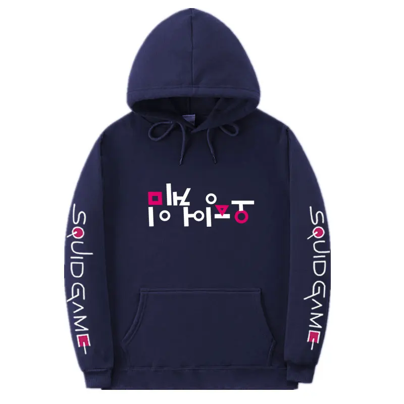 

New Fashion Squid Game Hoodie Men Women Streetwear Hip Hop Unisex Pullovers Harajuku Sweatshirt Autumn Boys Girls Black Outwear