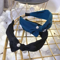 bow knot wide brimmed headband women korean version of simple and versatile hair accessories new girl headband ozdoby do wlosow