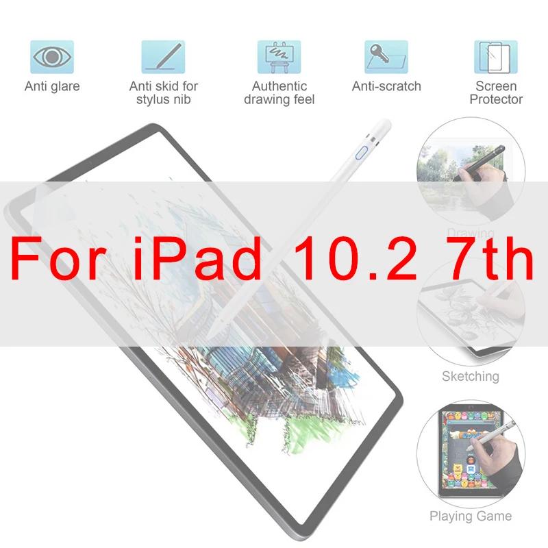 Для iPad 10,2 Pro 11 10,5 Mini 5/4 9,7 12,9 бумажная защитная пленка матовая ПЭТ Антибликовая Защитная пленка для рисования - Цвет: For iPad 10.2