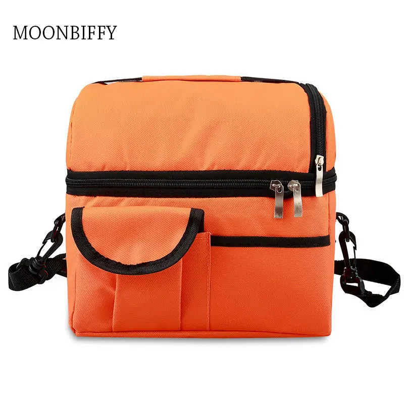 

Многоразовая Изолированная Термосумка для ланча для мужчин и женщин, многофункциональный кулер на 8 л, сохраняющий тепло Ланч-бокс с защито...