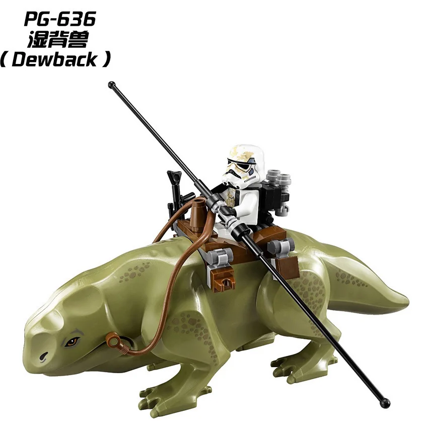 Smaug Большой Король драконов Gidola Starwarsing Wetback Rank Jabba крокодильей сборные блоки