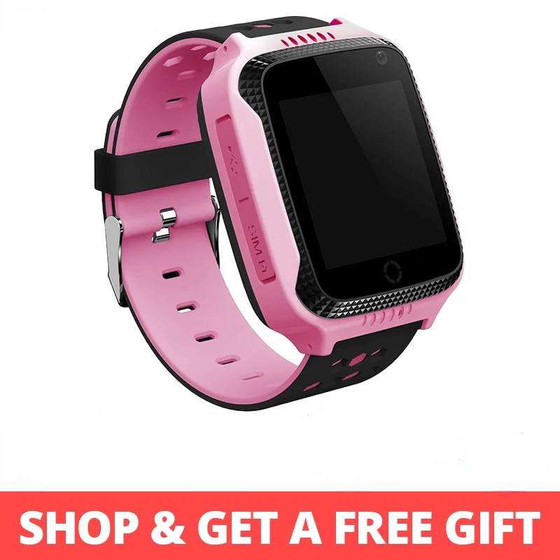 Детские Смарт-часы с GPS-трекером камерой фонариком кнопкой SOS | Электроника