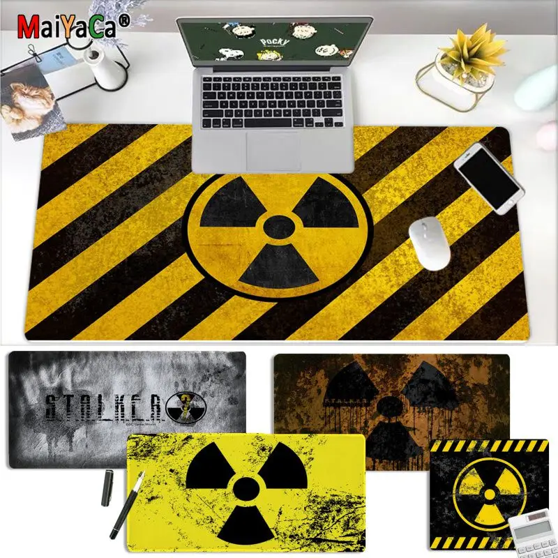 MaiYaCa stalker логотип DIY дизайн игровой с узором коврик для мыши скорость/контроль
