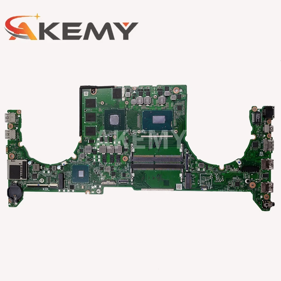 Bestellen GL503GE Laptop Motherboard Für ASUS ROG Strix GL503GE Original Mainboard HM370 I7-8750H GTX1050TI V4G