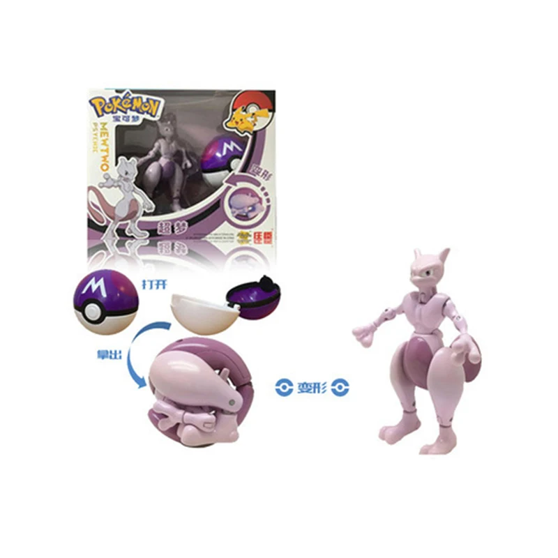 Takara Tomy Покемон Фигурки игрушки Аниме куклы Пикачу Charizard Mewtwo белки детская модель