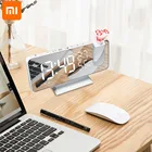 Xiaomi новейший светодиодный цифровой будильник часы настольные электронные часы USB Будильник FM-радио проектор времени функция повтора