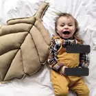 Мягкий хлопковый игровой коврик в форме листа для малышей, коврик для ползания, коврик для детской комнаты, украшение для детской комнаты