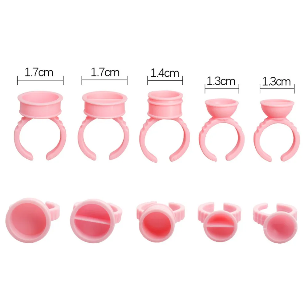 

Disposable Pallet Adhesive Glue Holder Palette Container Glue Holder Ring Cups For Eyelashes Extension Tattoo Pigment Holder